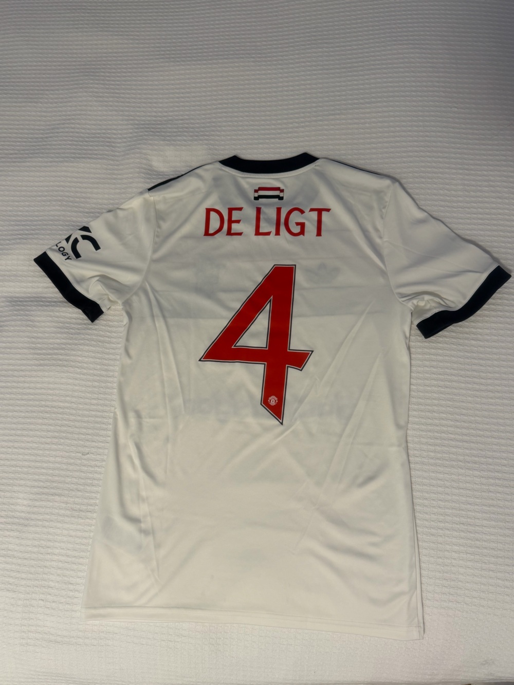 Manchester United Adidas Originals 2024/25 Third Jersey De Ligt with UEL Patches